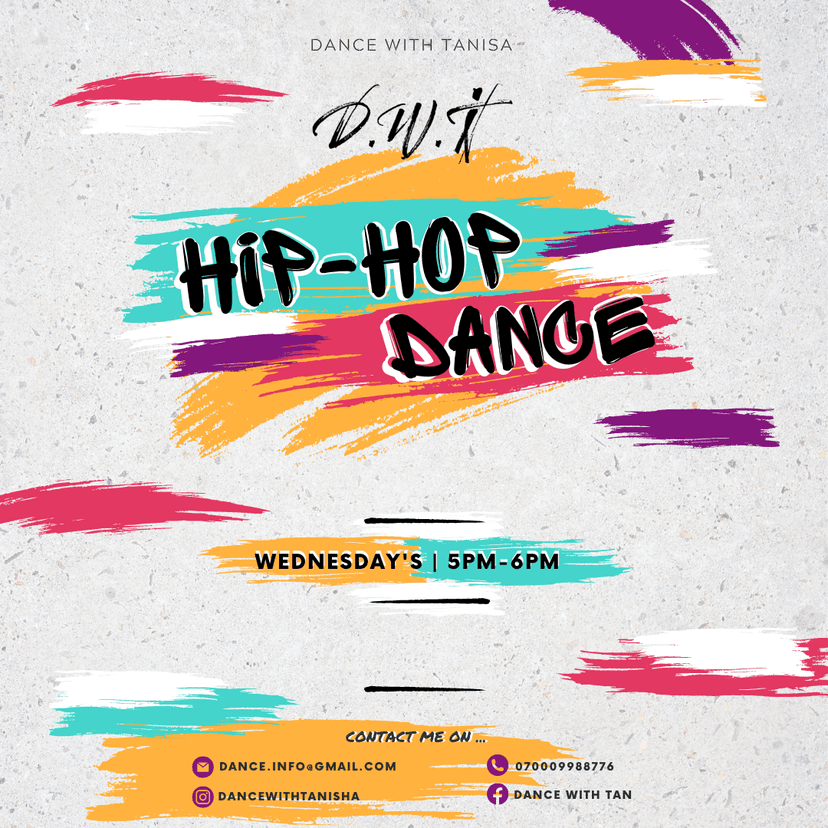 Street dance class flyer